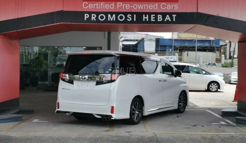 TOYOTA VELLFIRE 2.5ZG YEAR 2016 full